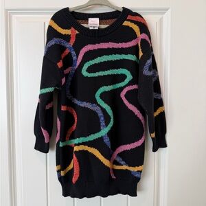 Hanna Andersson Shimmer Sweater Dress, Girl’s Size 4